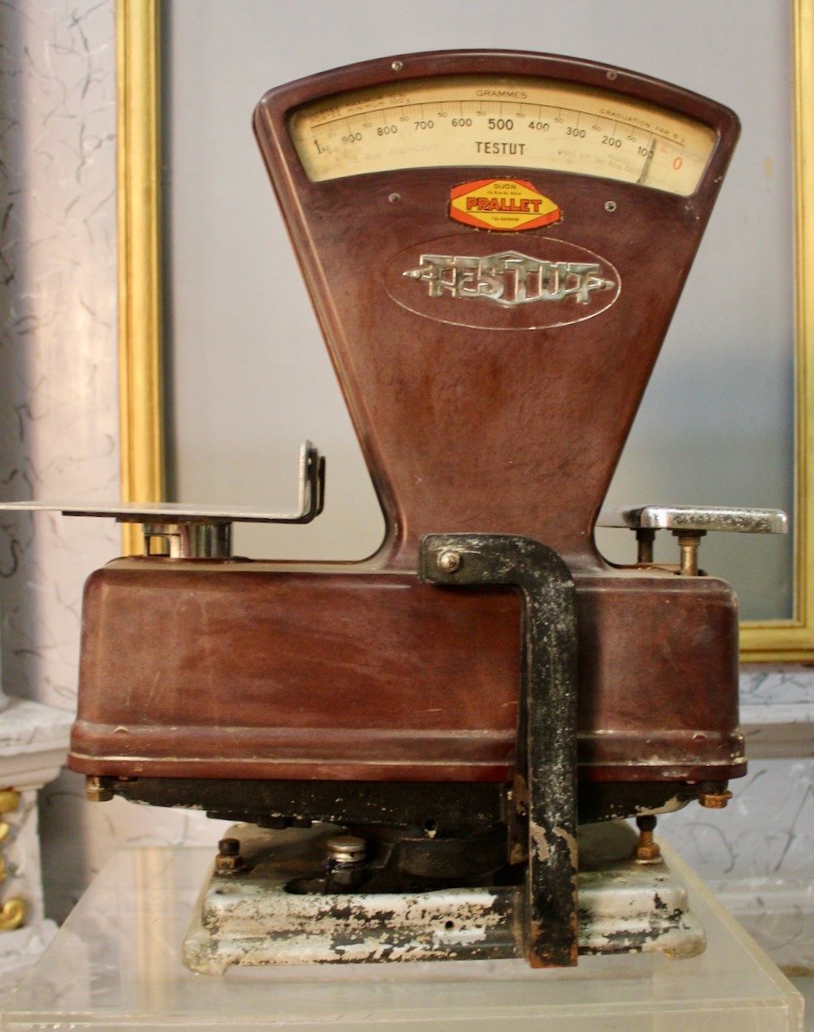 Vintage Oil Bath Testut Scale