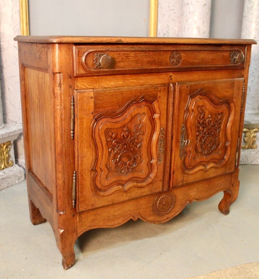 Small 18th Century Oak Buffet-photo-3