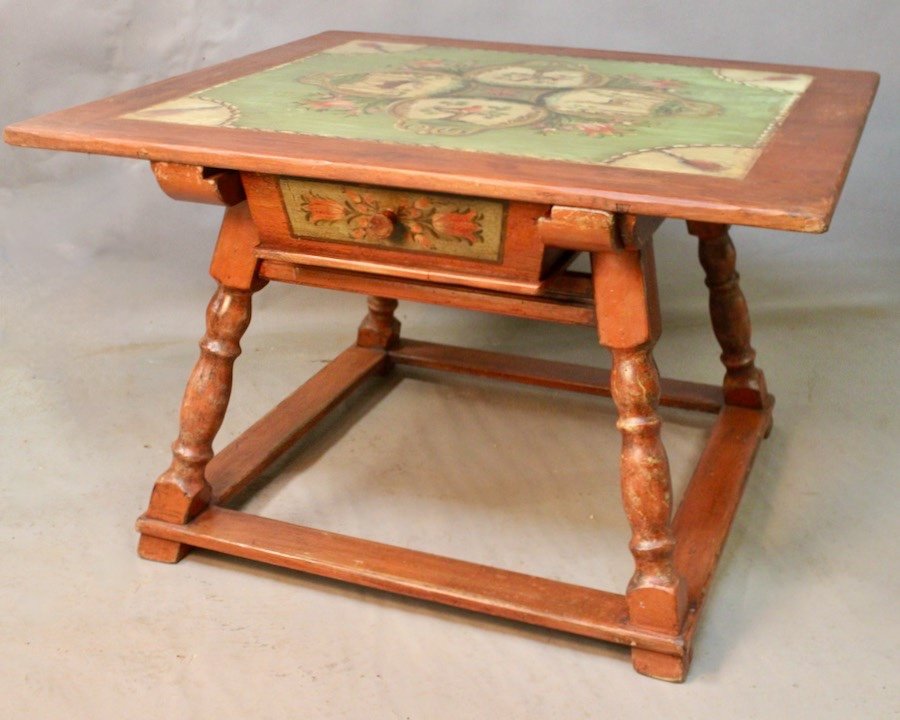 19th Century Swiss Changer's Table-photo-2