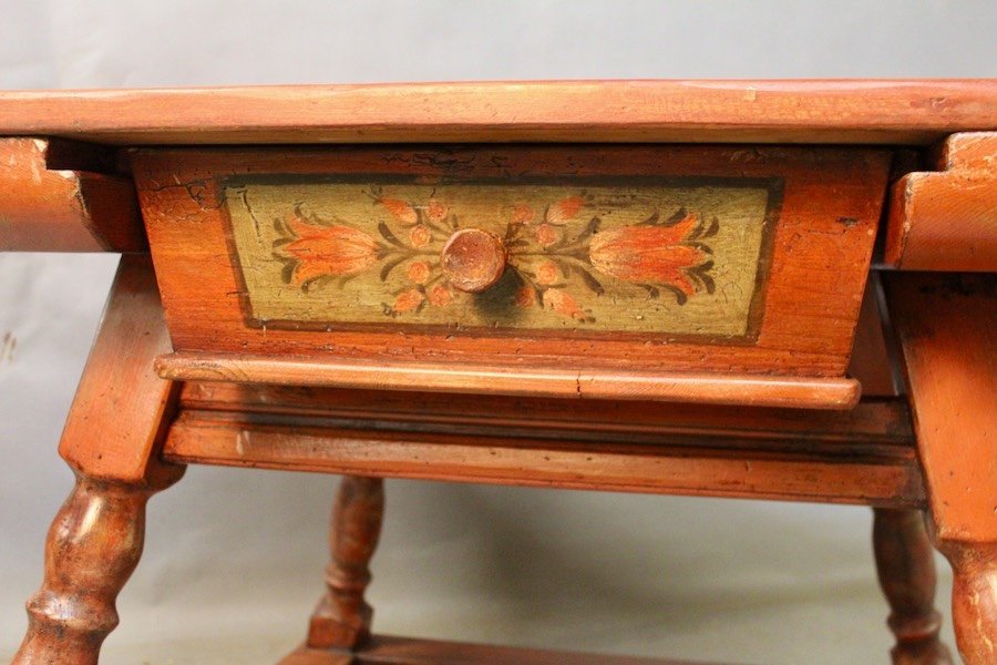 19th Century Swiss Changer's Table-photo-3