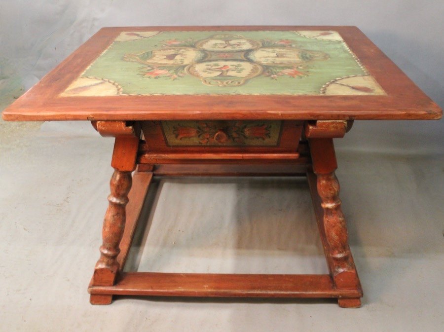 19th Century Swiss Changer's Table-photo-1