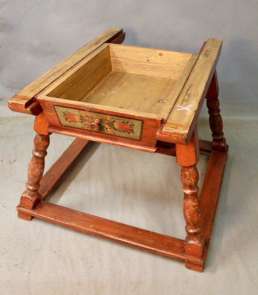 19th Century Swiss Changer's Table-photo-4
