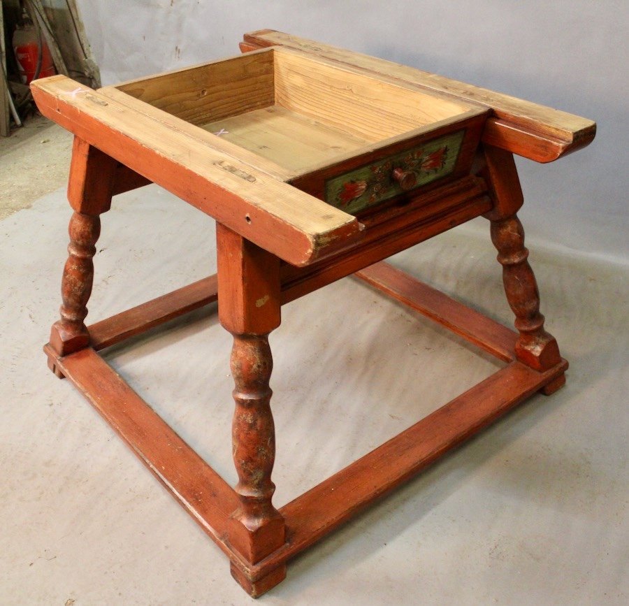 19th Century Swiss Changer's Table-photo-5
