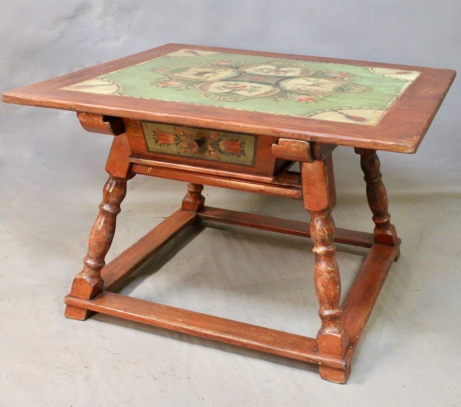 19th Century Swiss Changer's Table
