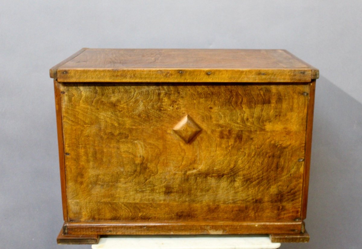 Grand Coffret En Bois Décoré Toutes Faces 