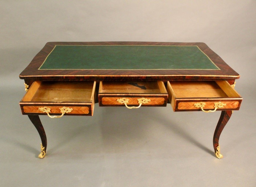 Louis XV Double-sided Flat Desk-photo-2