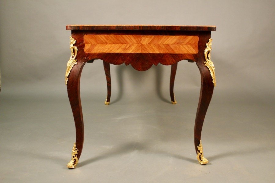 Louis XV Double-sided Flat Desk-photo-5