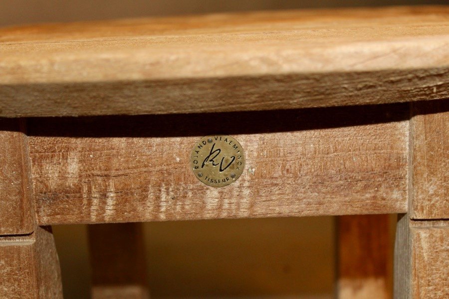 Pair Of Teak Coffee Tables From Roland Vlaemynck. Rv-photo-5