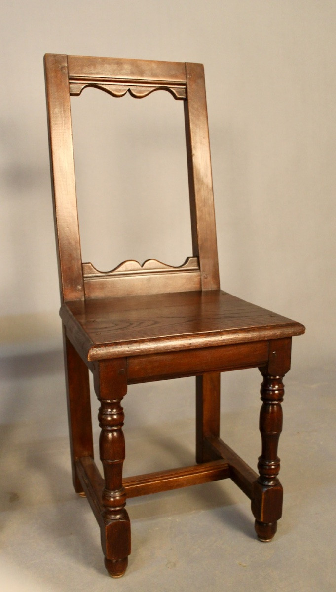 Pair Of Louis XIII Lorraine Chairs-photo-2