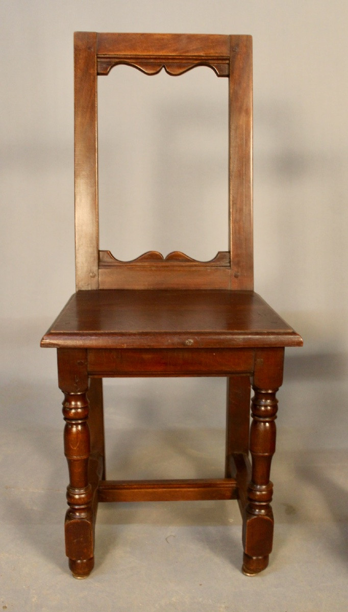 Pair Of Louis XIII Lorraine Chairs-photo-2