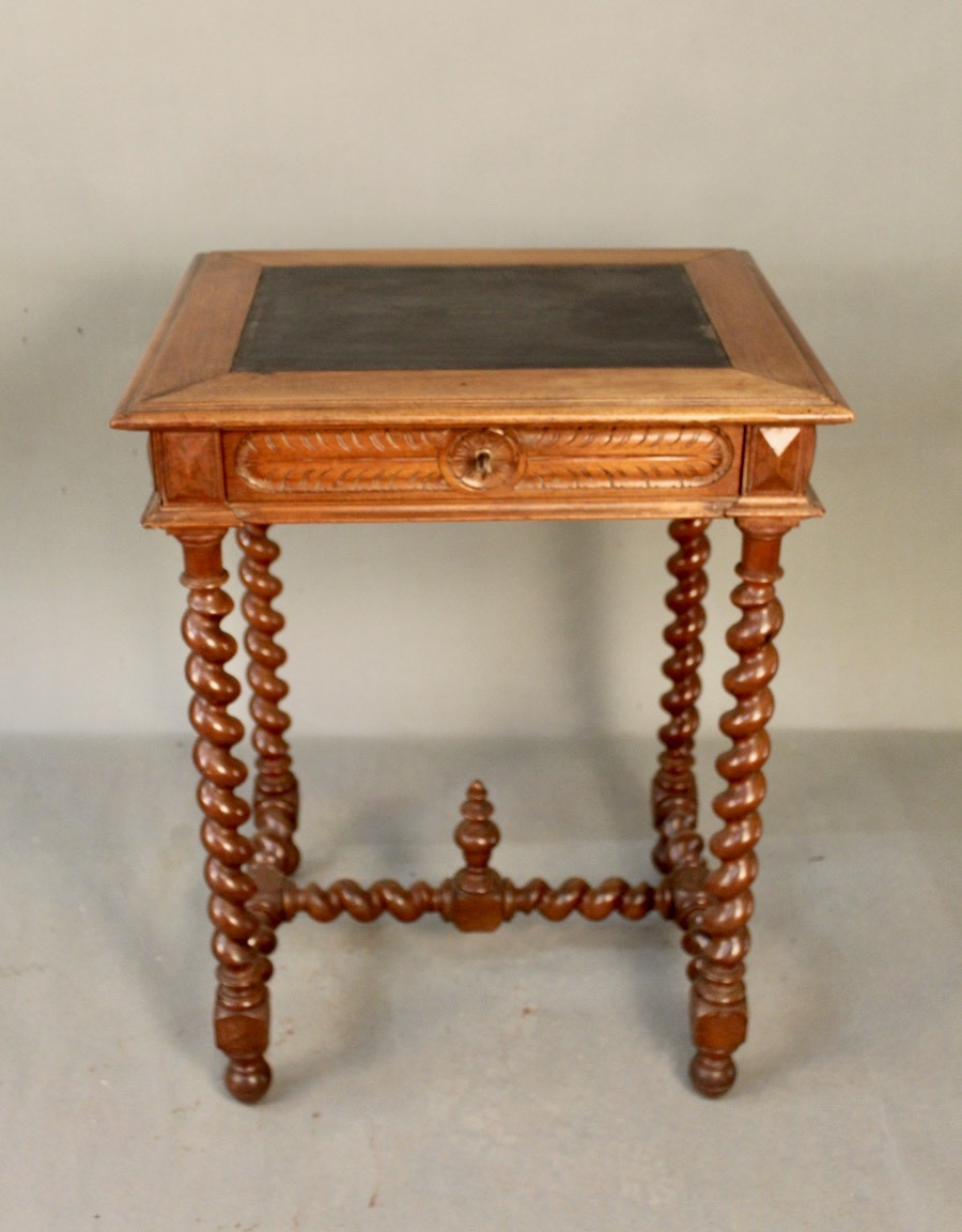 Louis XIII Side Table With Turned Legs