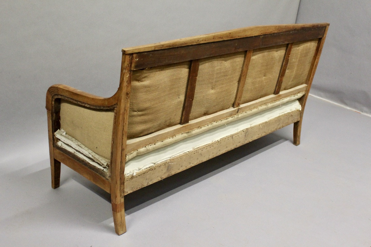 Restoration Period Bench To Be Reupholstered-photo-4