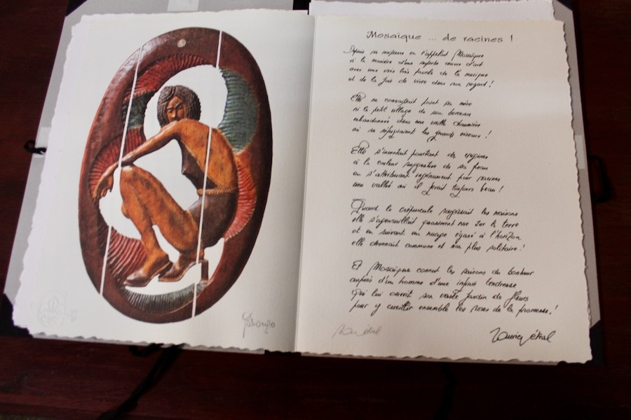 Box Set Of 8 Gab Gabongo Lithographs And Unpublished Poems By Maurice Métral-photo-3