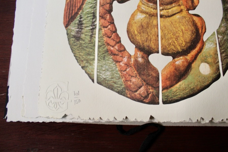 Box Set Of 8 Gab Gabongo Lithographs And Unpublished Poems By Maurice Métral-photo-7