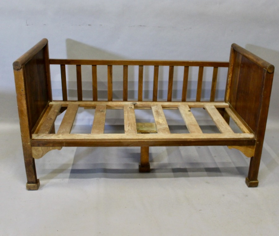 Louis Philippe Walnut Children's Bed-photo-3