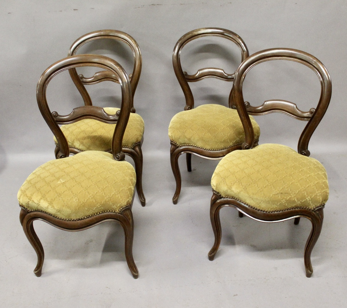 Set Of 4 Louis Philippe Period Chairs 