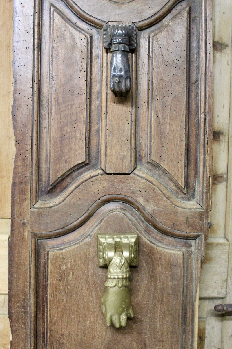 19th Century Cast Iron Door Knocker, Hand Shape -photo-4