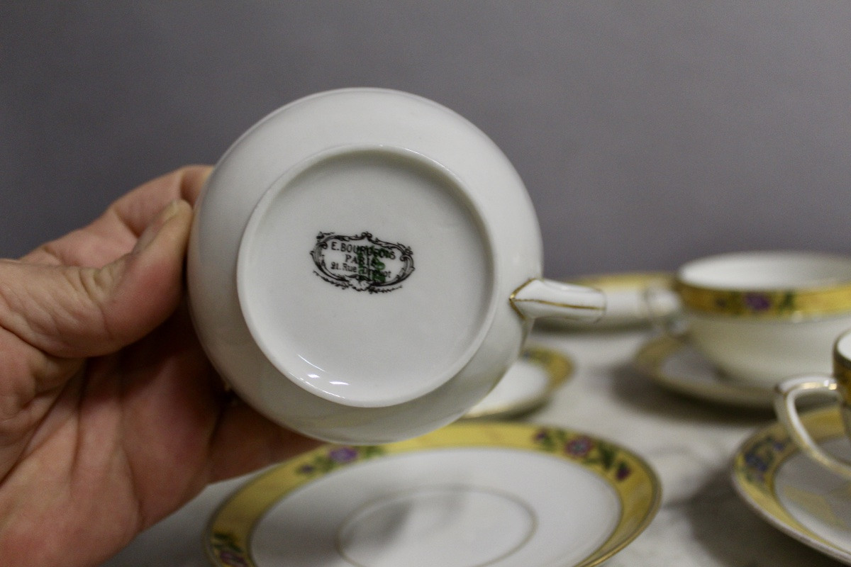 Part Of The Emile Bourgeois Tea Service, Paris -photo-3