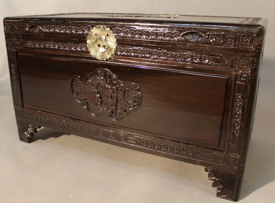 Chinese Camphor Tree Wedding Chest-photo-3
