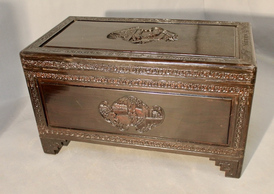 Chinese Camphor Tree Wedding Chest-photo-1