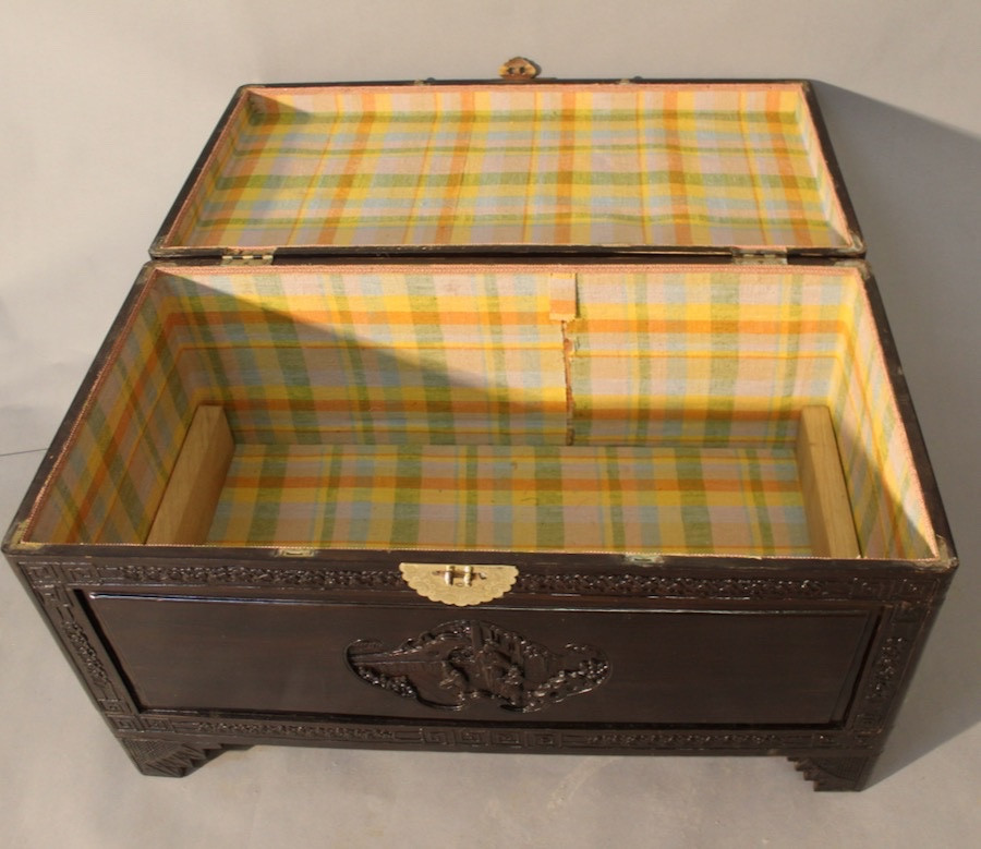 Chinese Camphor Tree Wedding Chest-photo-2
