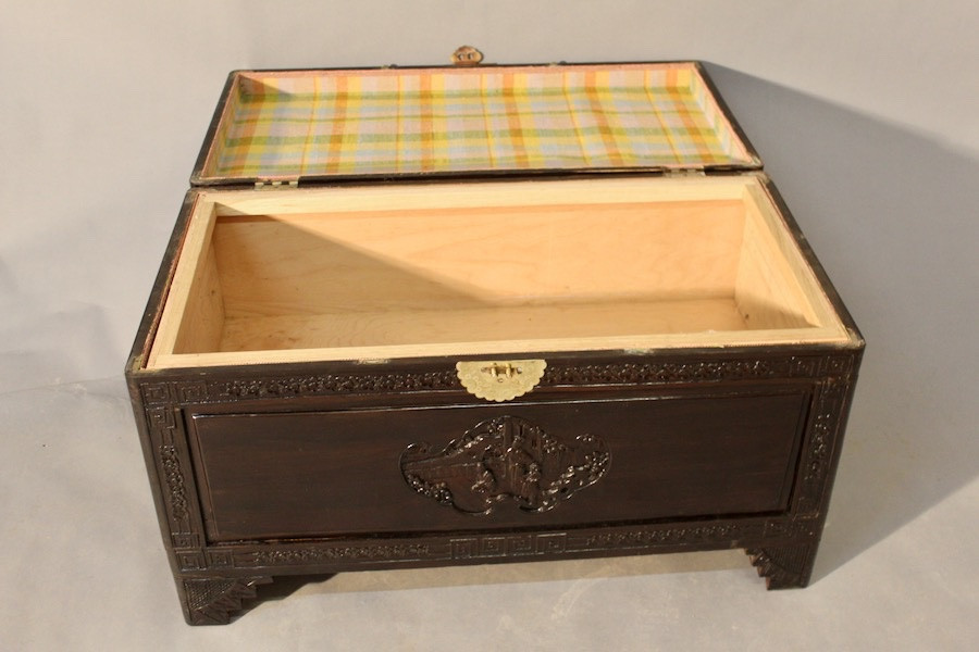 Chinese Camphor Tree Wedding Chest-photo-3