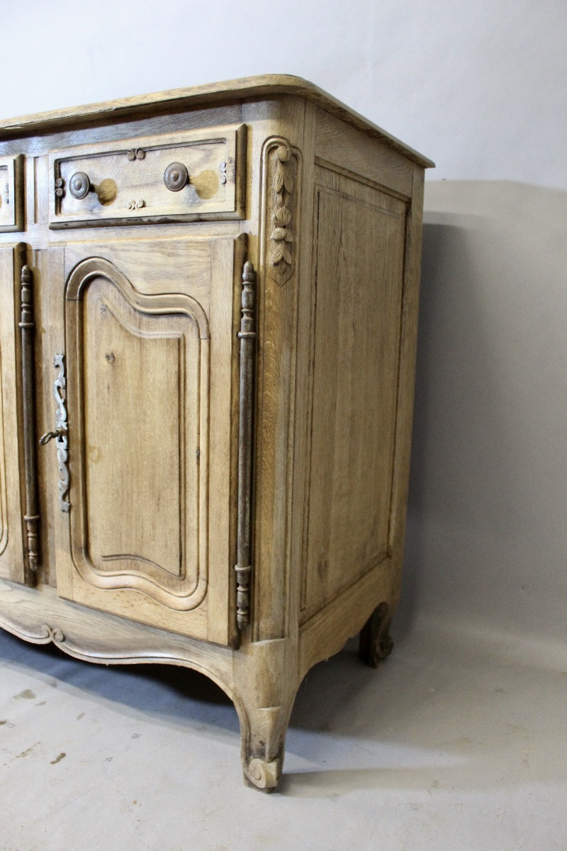 Enfilade style Louis XV en chêne clair-photo-5