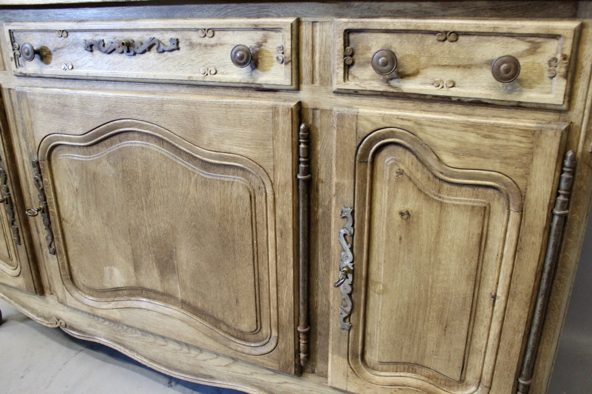 Enfilade style Louis XV en chêne clair-photo-7