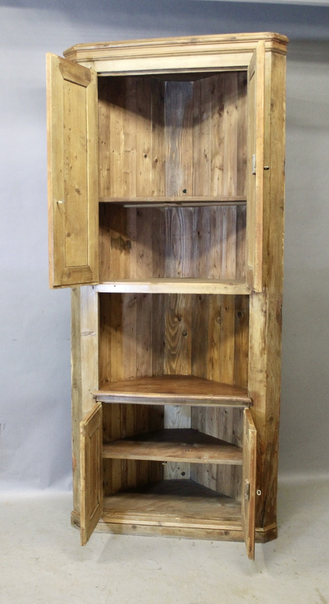 Grand meuble encoignure à 4 portes -photo-4