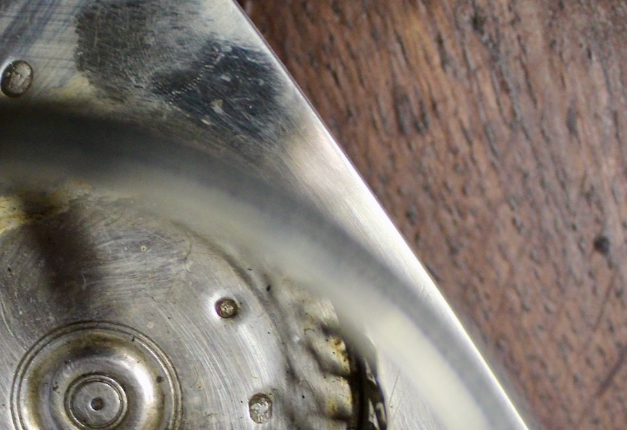 Serviteur de table huilier et vinaigrier en argent massif d'époque Empire-photo-8