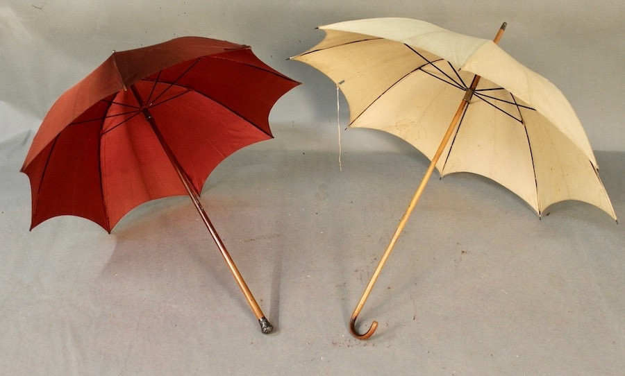 Suite de 11 ombrelles en tissu -photo-2