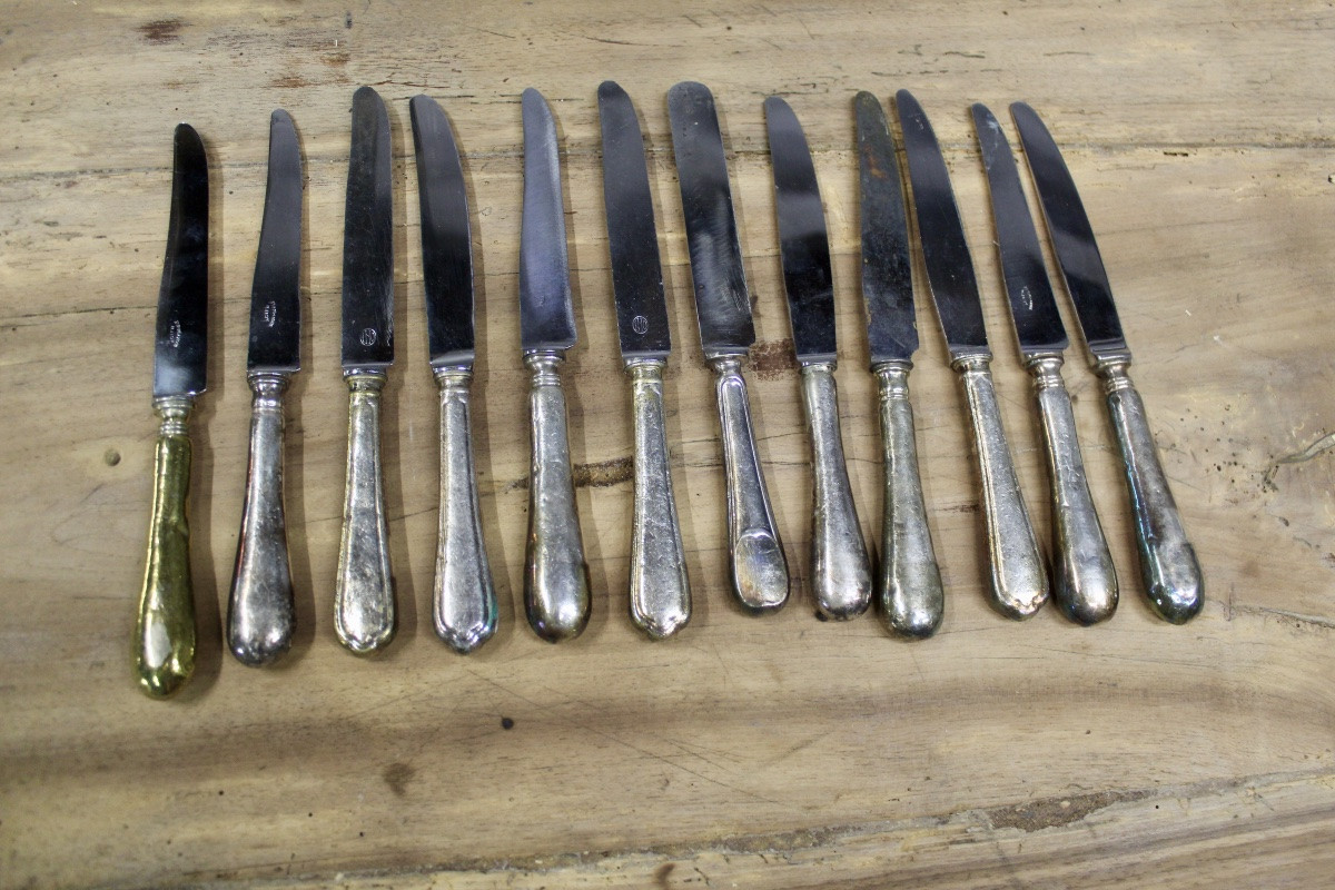 Suite de 12 couteaux Compagnie des Wagons lits Orient Express-photo-3