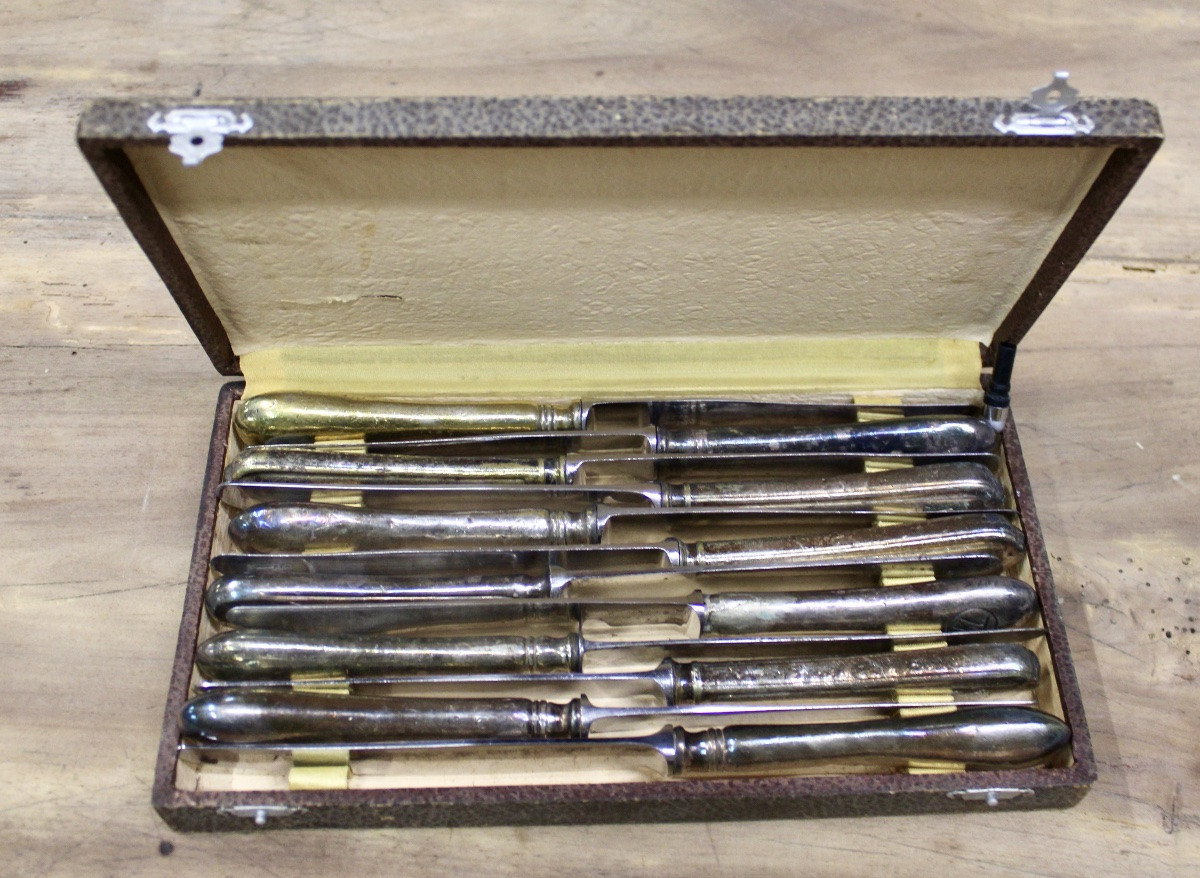 Suite de 12 couteaux Compagnie des Wagons lits Orient Express-photo-4