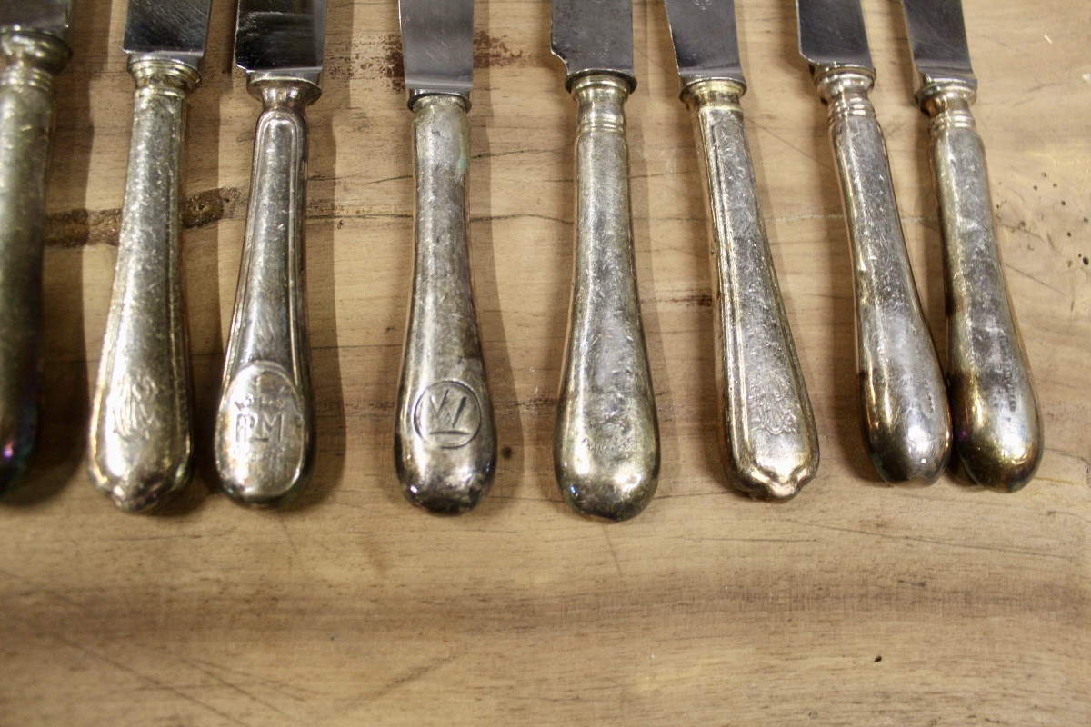 Suite de 12 couteaux Compagnie des Wagons lits Orient Express-photo-3