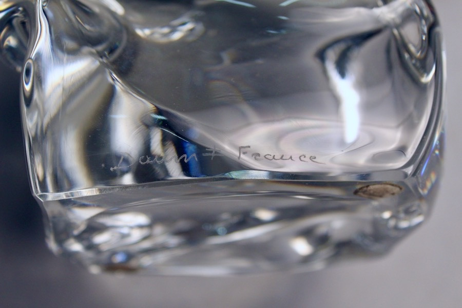 Crystal Sculpture "the Sail" By Daum France-photo-5