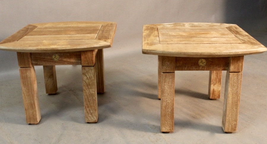 Pair Of Teak Coffee Tables, Roland Vlaemynck-photo-4