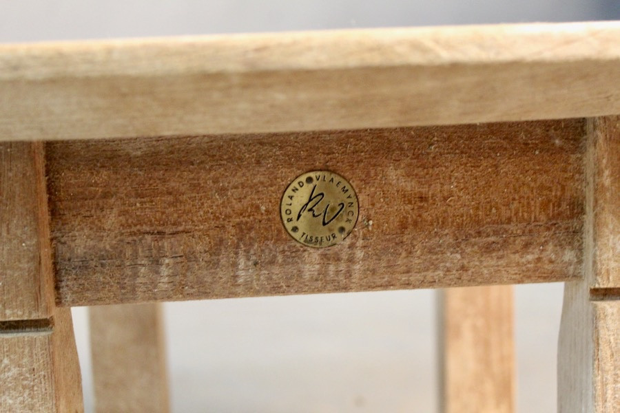 Pair Of Teak Coffee Tables, Roland Vlaemynck-photo-6