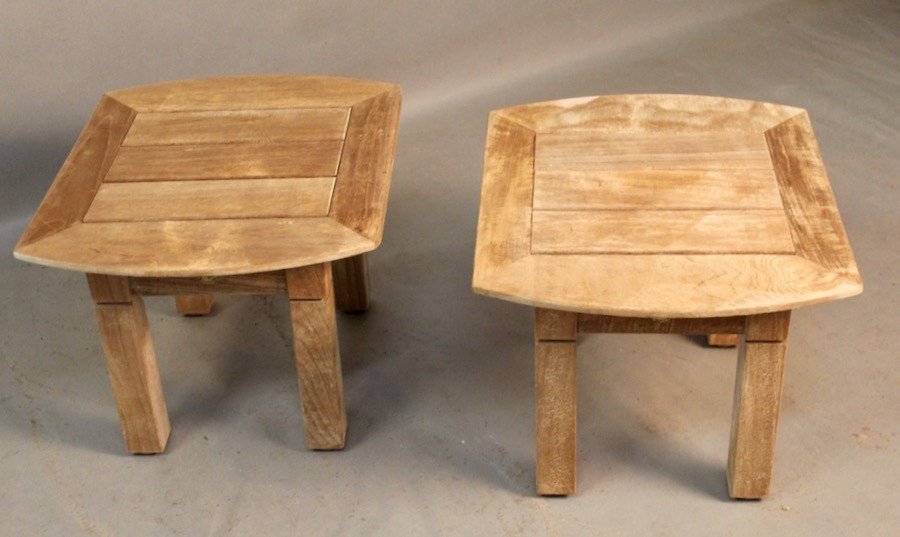 Pair Of Teak Coffee Tables, Roland Vlaemynck