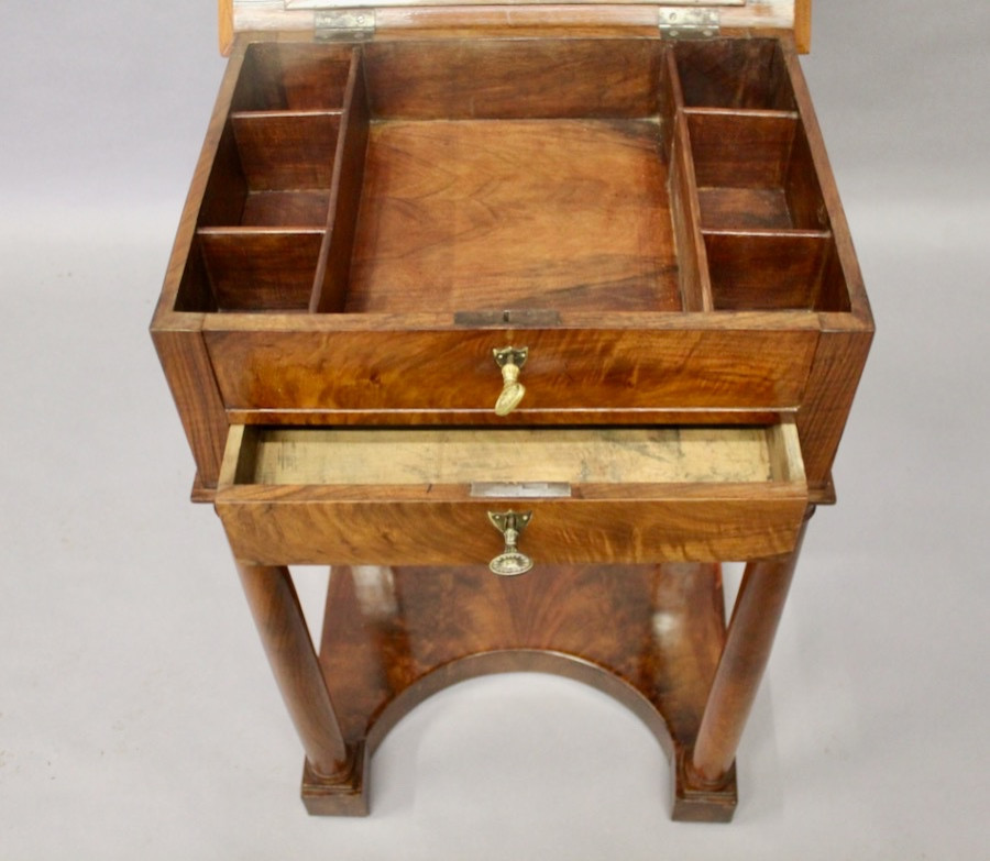 Empire Period Worker In Walnut Burl -photo-1