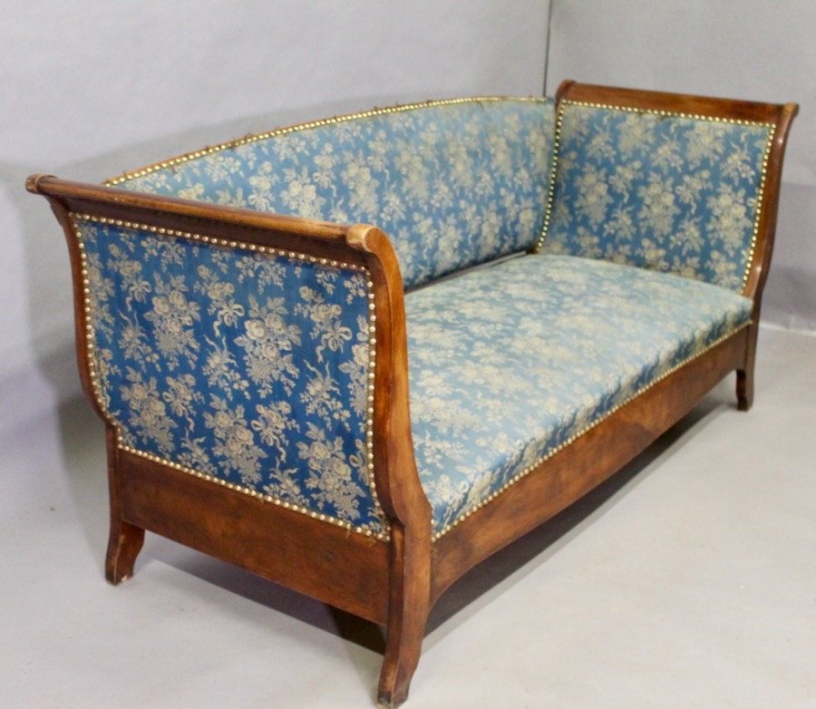 19th Century Mahogany Bench-photo-4