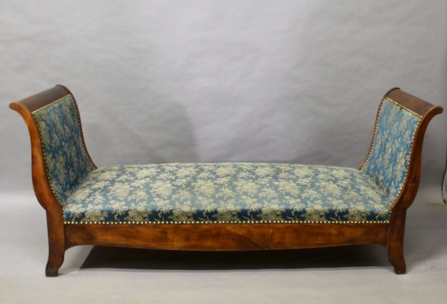 19th Century Mahogany Bench-photo-5