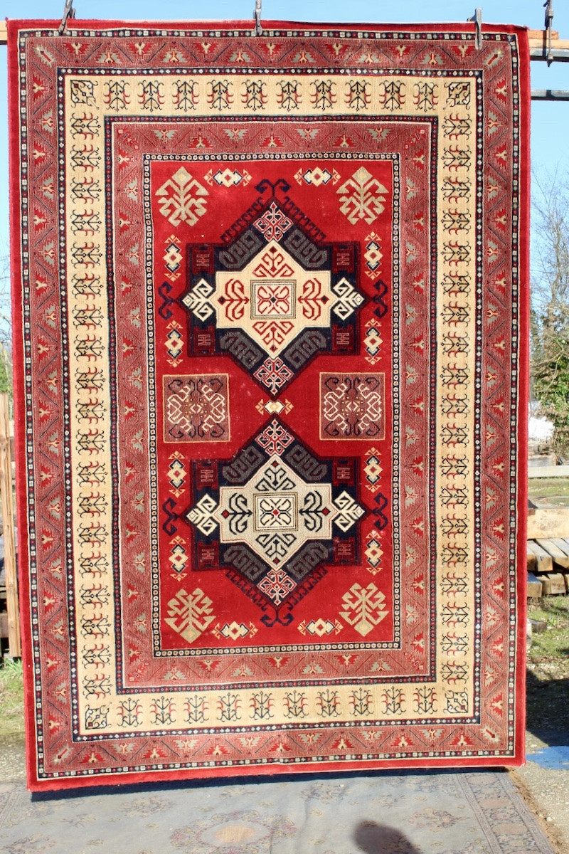 Large Oriental Rug 295 Cm X 200 Cm -photo-4