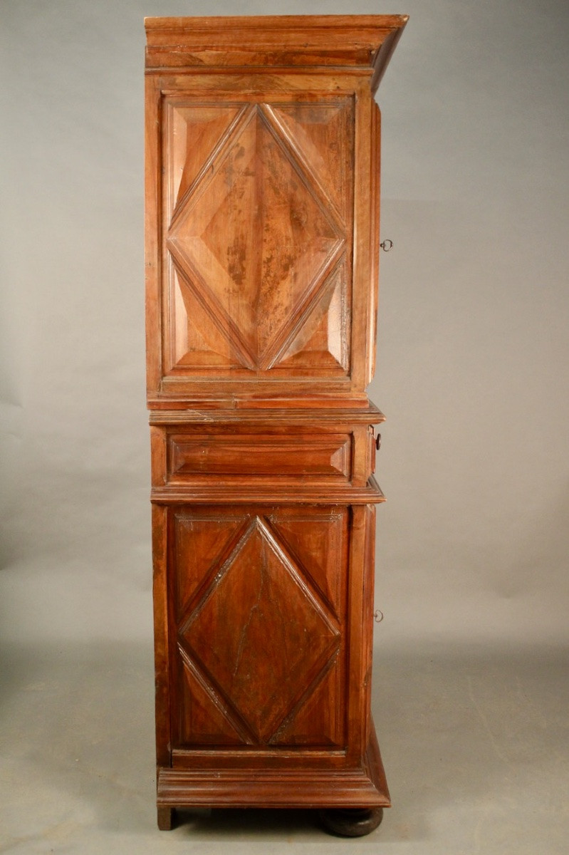 Bonnetière Homme Debout LOUIS XIII en noyer -photo-2