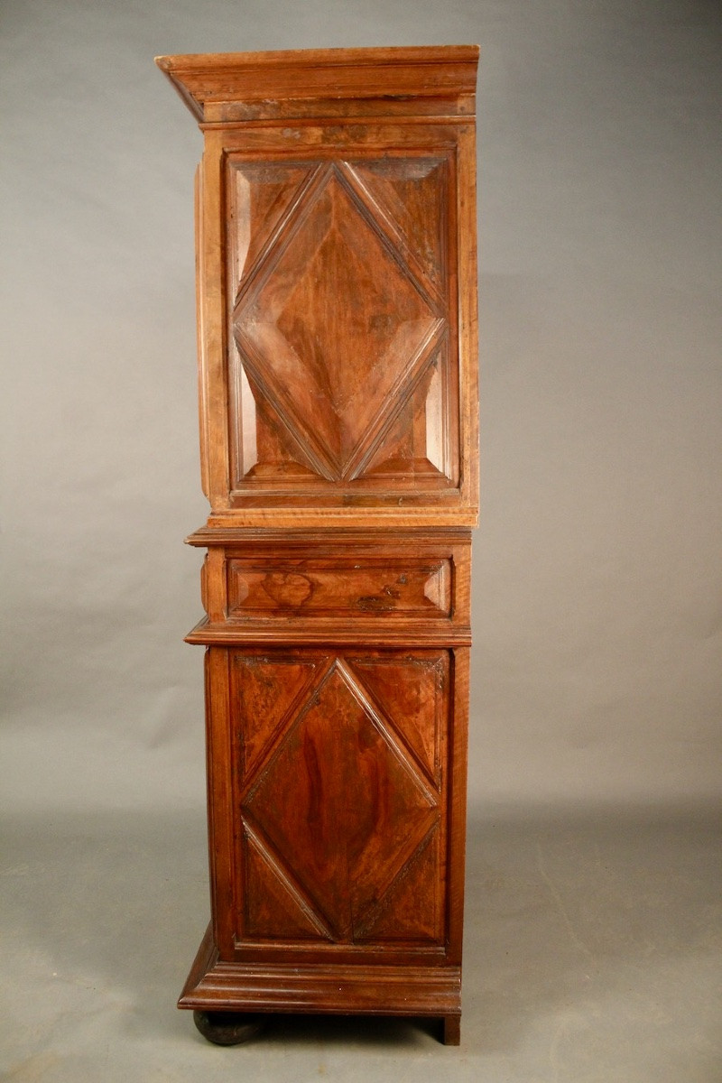 Bonnetière Homme Debout LOUIS XIII en noyer -photo-3