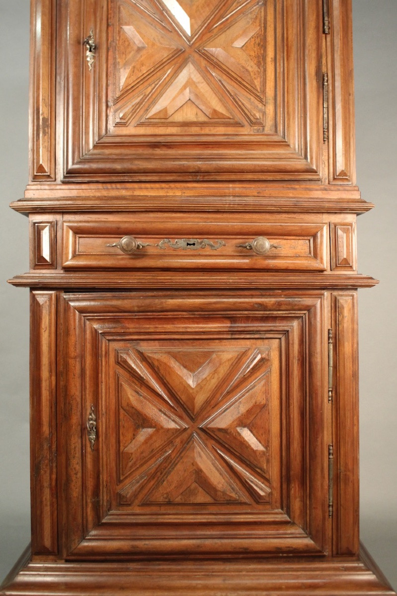 Bonnetière Homme Debout LOUIS XIII en noyer -photo-5