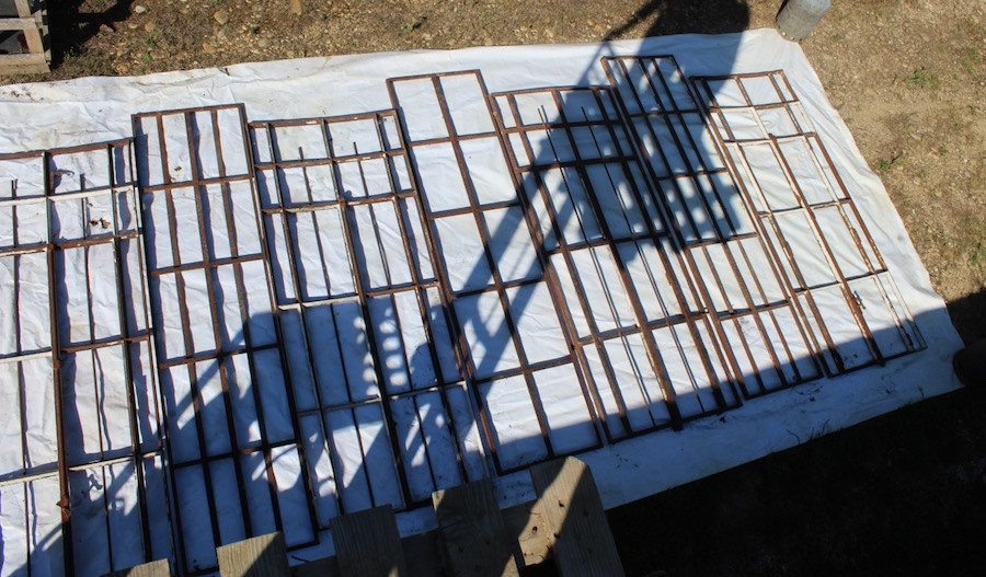 Ancienne serre de chateau en fer forgé XVIIème -photo-7