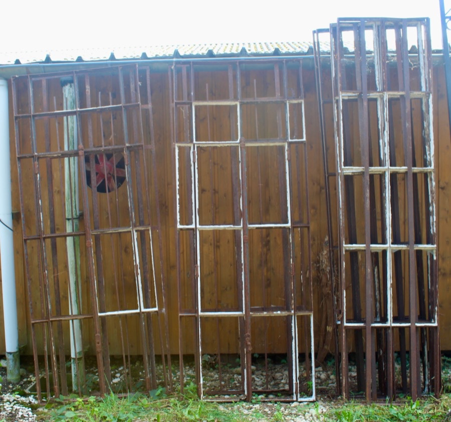 Ancienne serre de chateau en fer forgé XVIIème -photo-2