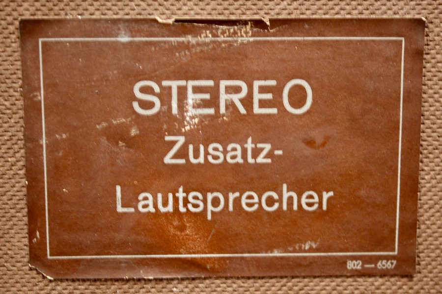 Vintage Schaub Lorenz Hifi Cabinet With Two Speakers-photo-8