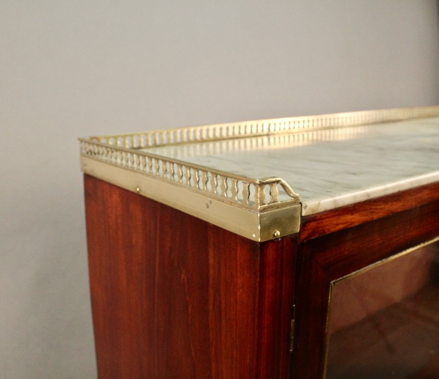 Bureau cylindre en acajou Louis XVI-photo-4