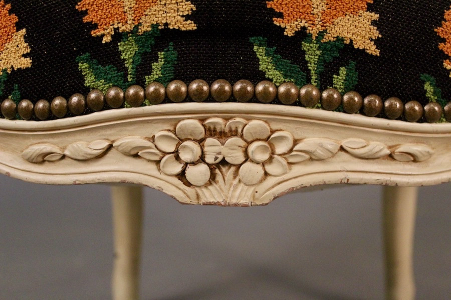 Paire de fauteuils Cabriolet de  style Louis XV-photo-5